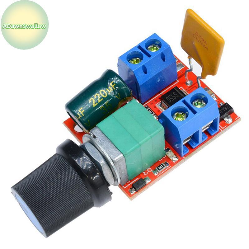 ADS Mini DC 3 6 12 24 35V 5A 90W PWM Módulo Controlador De Velocidade Do Motor Regulador Controle De Placa De Ajuste Int