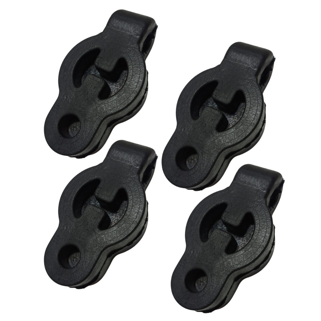 Kit Borracha / Coxim Escapamento Pajero Tr4 Kit Com 4 Peças