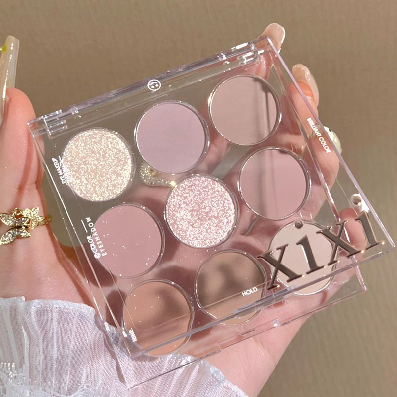 Paleta de sombras xixi estilo desejo puro de alto valor ins barato estudante nicho marca baixa saturação cor terra conta
