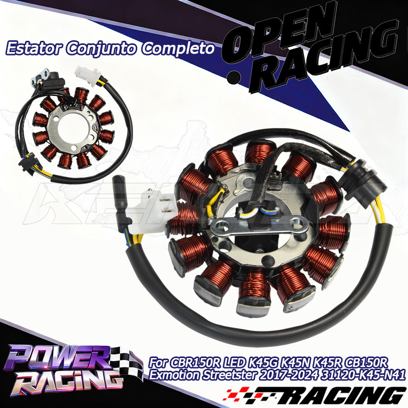 Estator Bobina Magneto Para CBR150R LED K45G K45N K45R CB150R Exmotion Streetster 2017-2024 31120-K45-N41