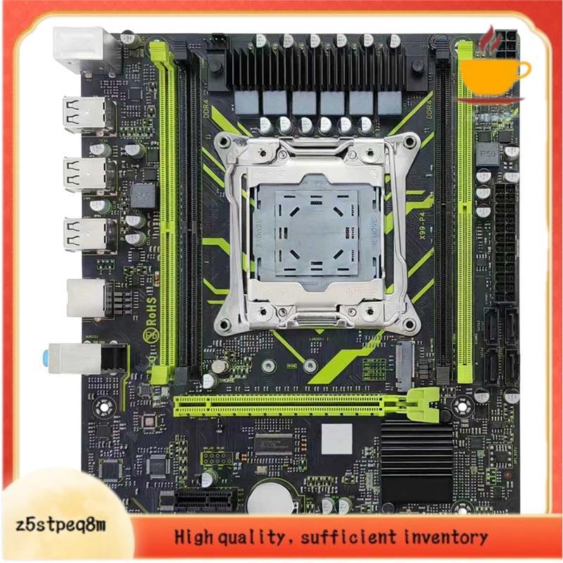 Placa-Mãe X99 LGA2011 X99 P4 H55 Chipset Gigabit Ethernet Suporta 4X DDR4 RAM Com Slots M . 2 NVME/NGFF