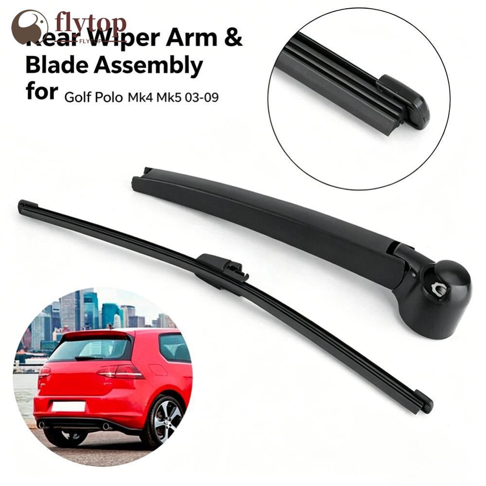 FLYTOP Conjunto De Braço De Limpador De Para-Brisa Traseiro De Carro , VW Volkswagen Golf 4 5 Mk4 Mk5 03-09 Passat 3B 3B