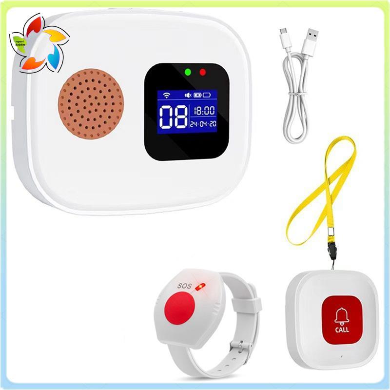 Sistema De Botão De Chamada De Alerta De Emergência Sem Fio Tuya WiFi Para Pacientes Idosos Em Hospitais Cargiver Pager