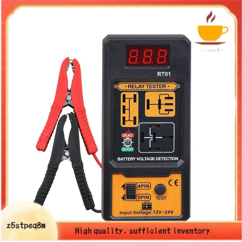 Testador Universal De Relé De Carro , De Tensão 12-24V , Verificador De Bateria Eletrônica Automotiva Com Luz LED