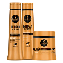 Kit Infusão de óleos 500gr Haskell (3 itens)