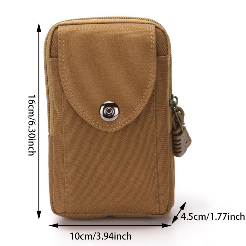 Novo Durável 1pc Molle Telefone Bolsa Titular 6.5 Polegada Smartphones Suporte Do Cinto Loop Cinta Para Homens Acessório