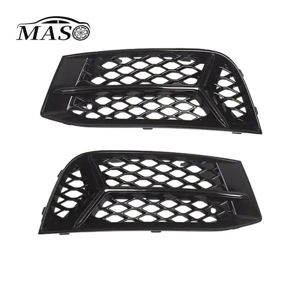 2 Pçs Amortecedor Dianteiro Do Carro Luz De Nevoeiro Grade Corrida Para Audi A3 Sedan 2017 2018 2019 2020 Favo De Mel Ma