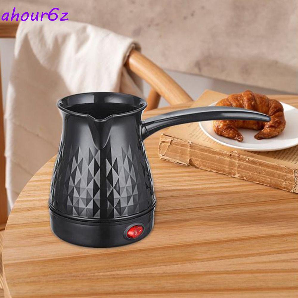 Cafeteira Turca AHOURZ , Chaleira Ergonômica De Café Expresso Com Alça Longa De 600 W , Mini De Plástico