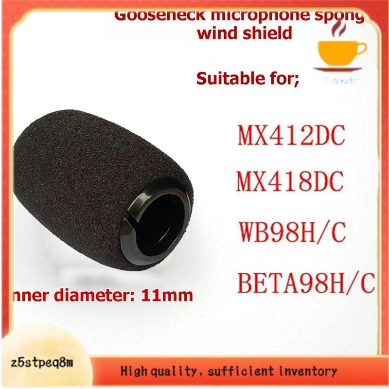 Esponja De Pára-Brisas De Plástico Snap Dentro Para Beta98 MX412 MX418 Gooseneck Mesa Microfone Espuma Capa