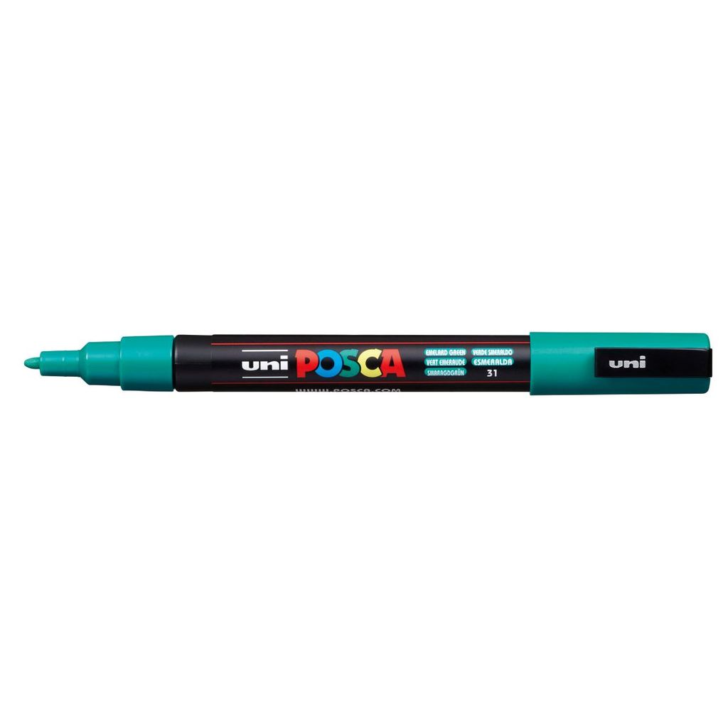 Caneta Posca PC-3M Verde Esmeralda Uni-Ball · foto 2