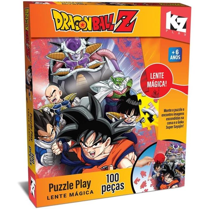 PUZZLE PLAY 100 P LENTE MAGICA - DRAGON BALL Z - ELKA