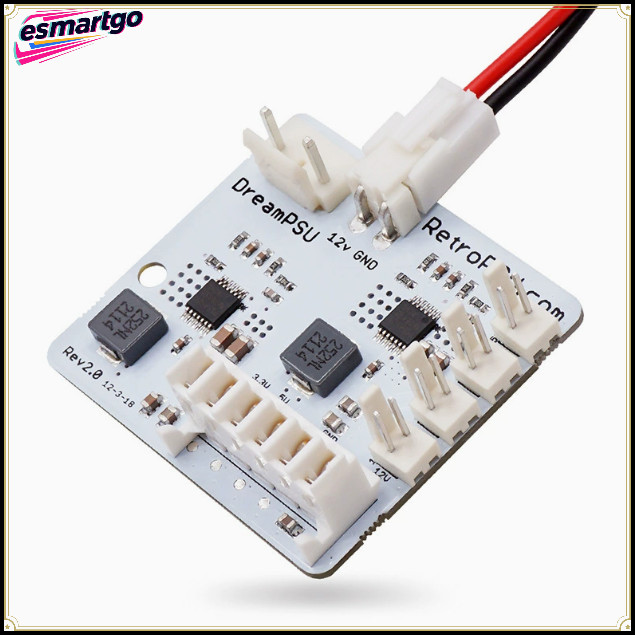 Sega Dreamcast Game Console Dreampsu 12V Kit De Fonte De Alimentação Versão Rev2.0 Com Adaptador AC 100-240V Plugue Para
