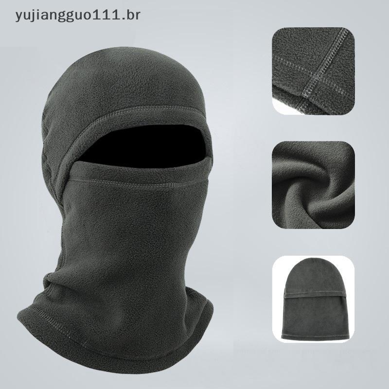 # Novo 2025 Inverno Polar Coral Chapéu Velo Balaclava Masculino Rosto Mais Quente Gorros Capa Térmica Cabeça Cachecol Es