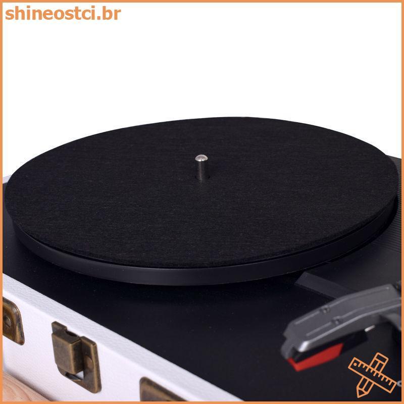 SHINE Feltro Plataforma Giratória Vinil Registro Almofada LP Antiderrapante Proteção Esteira 3mm Thi Para Record Players
