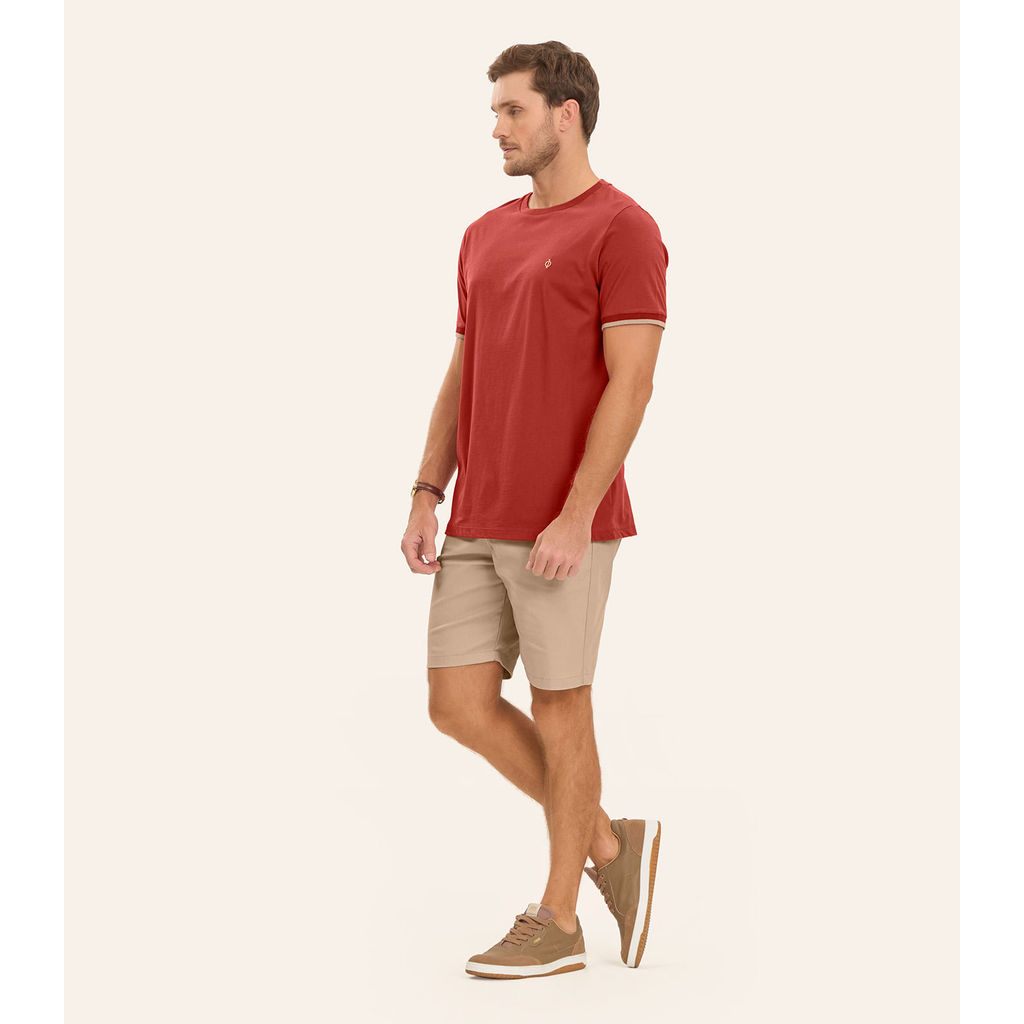 Bermuda Masculina em sarja Diametro Marrom
