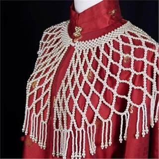 Combinando Cheongsam nuvem ombro renda pérola novo estilo chinês melhorado estilo jovem estilo chinês em camadas All-mat