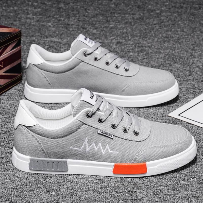 Sapatos de lona masculinos verão 2026 novo estilo respirável sapatos masculinos versão coreana na moda sapatos esportivo