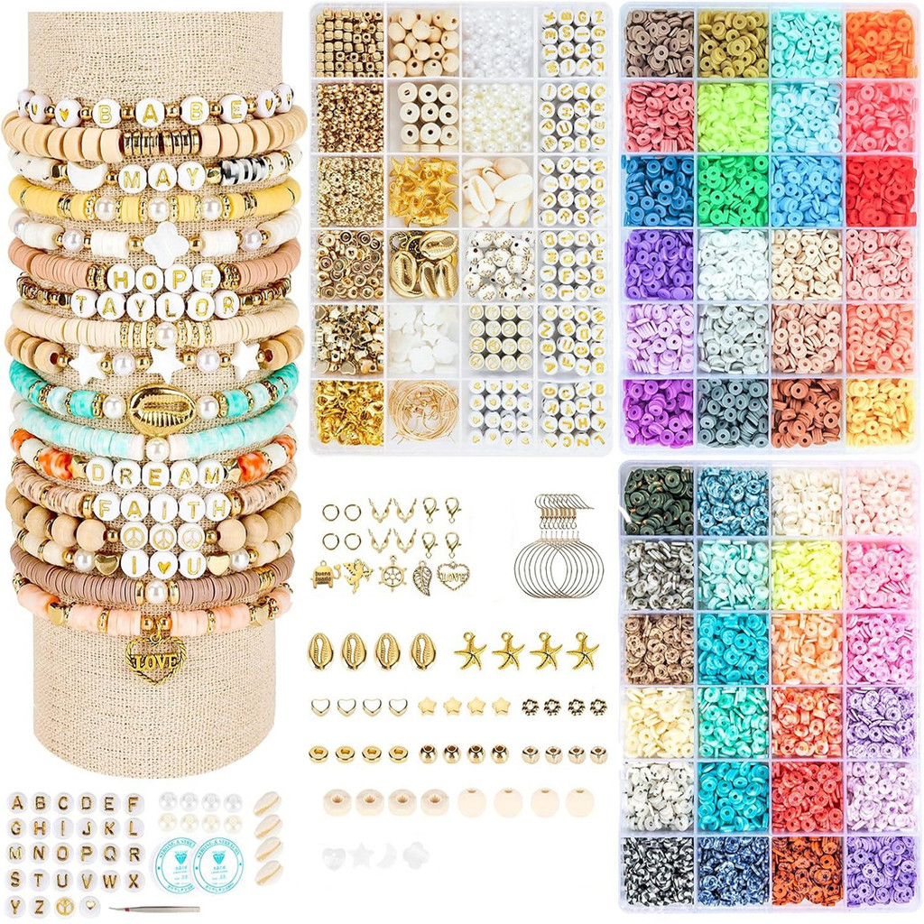 Kit Miçangas Completo 20000p Para Fabricação Joias Pulseiras