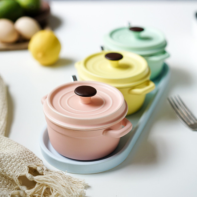 Macaron cor cerâmica tempero jar conjunto japonês casa tempero caixa nórdico criativo cozinha tempero jar conjunto de tr