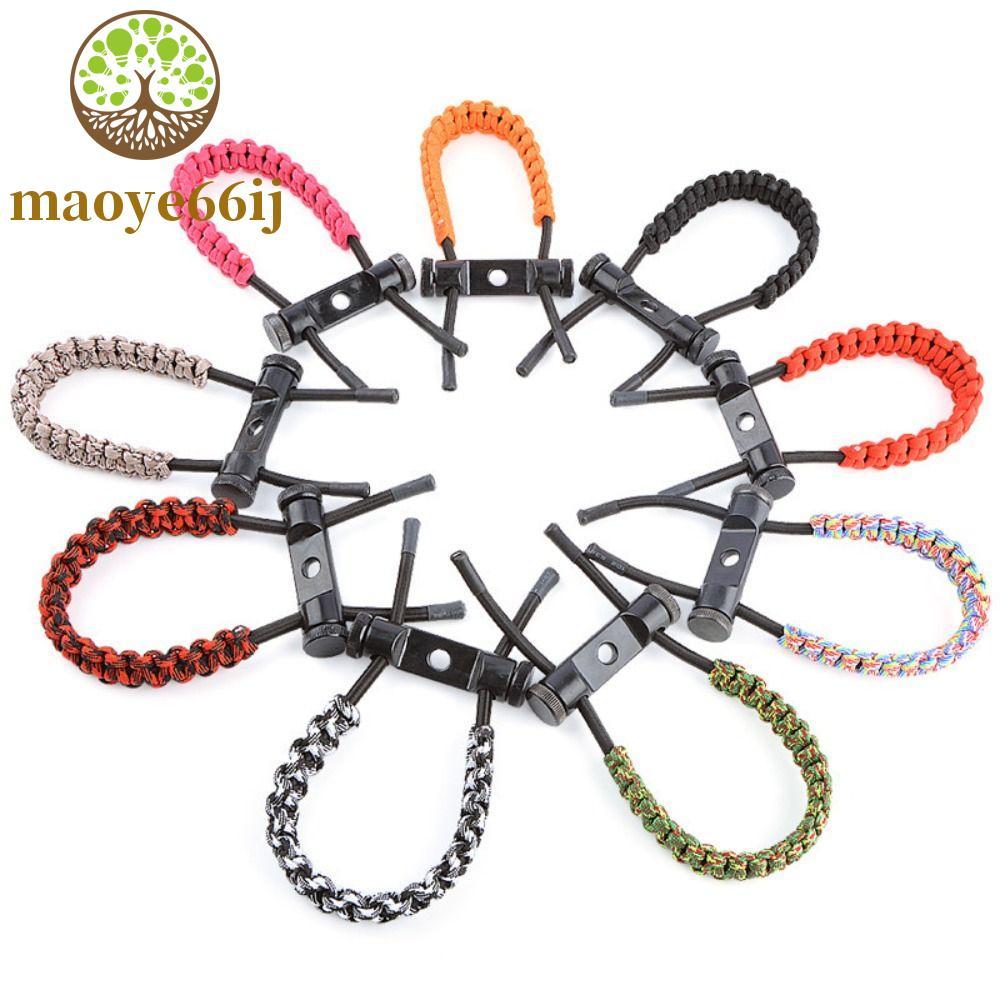 MAOYE66 Seta Estilingue De Pulso Arco Composto Cinta Protetor Cabo Mão Loop