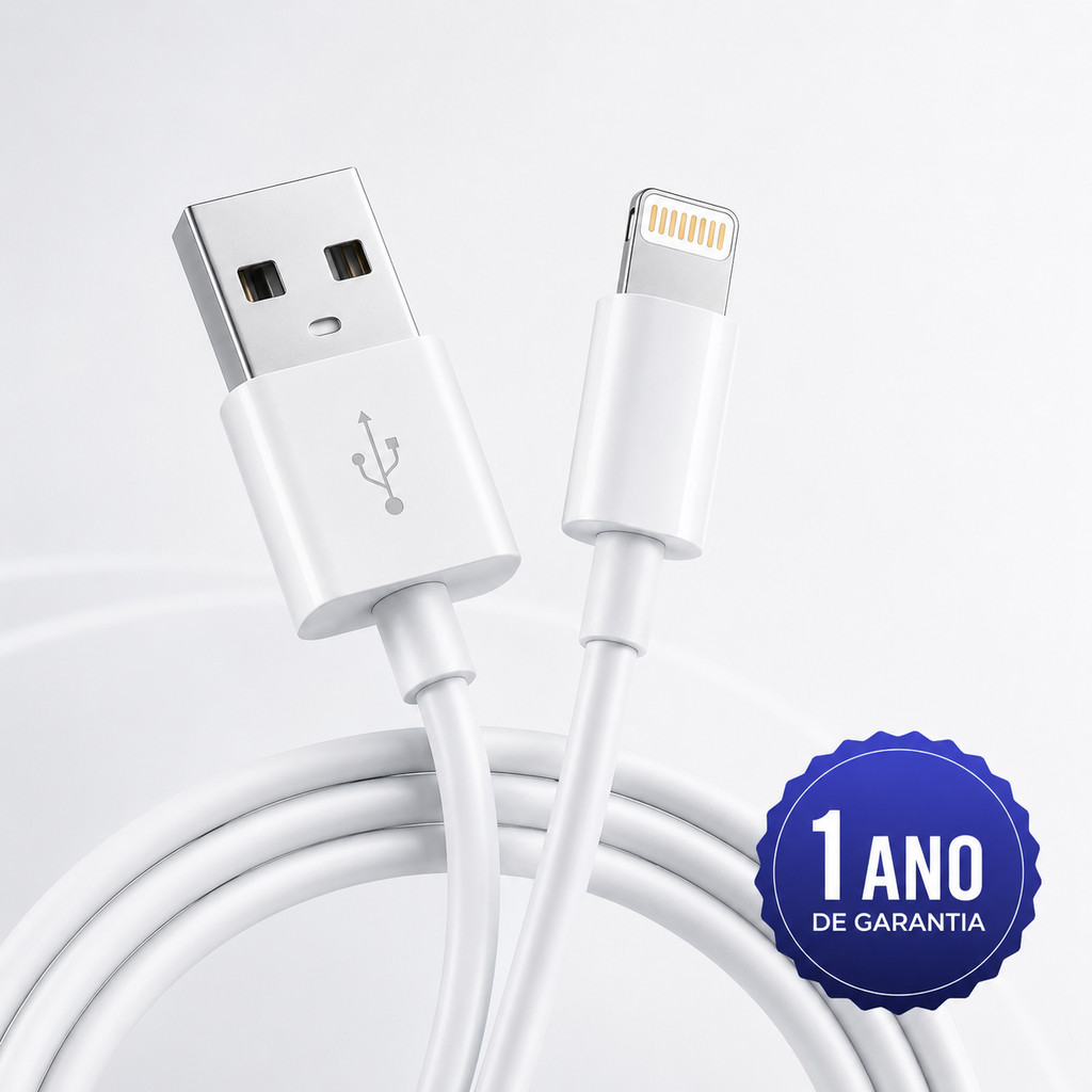 Cabo Carregador Compatível com Iphone 6 ao 14 pro Max Rápido