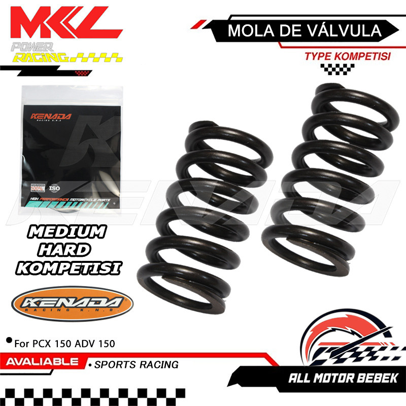 KENADA RACING Mola De Válvula Medium Hard Competição Compatível Honda PCX 150 ADV 150 Encaixe Exato