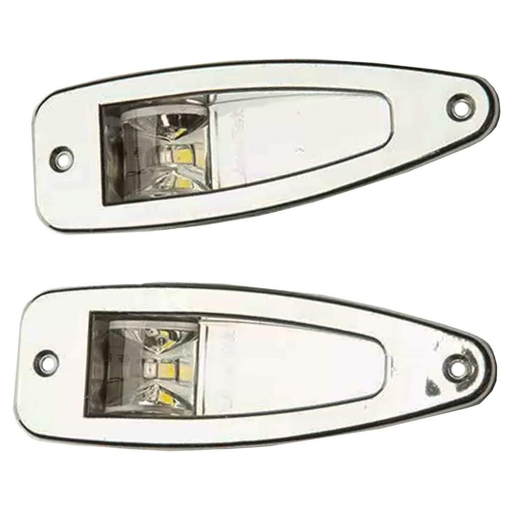 Luz Navegacao Tubarão Abs Metalizado Led Arieltek