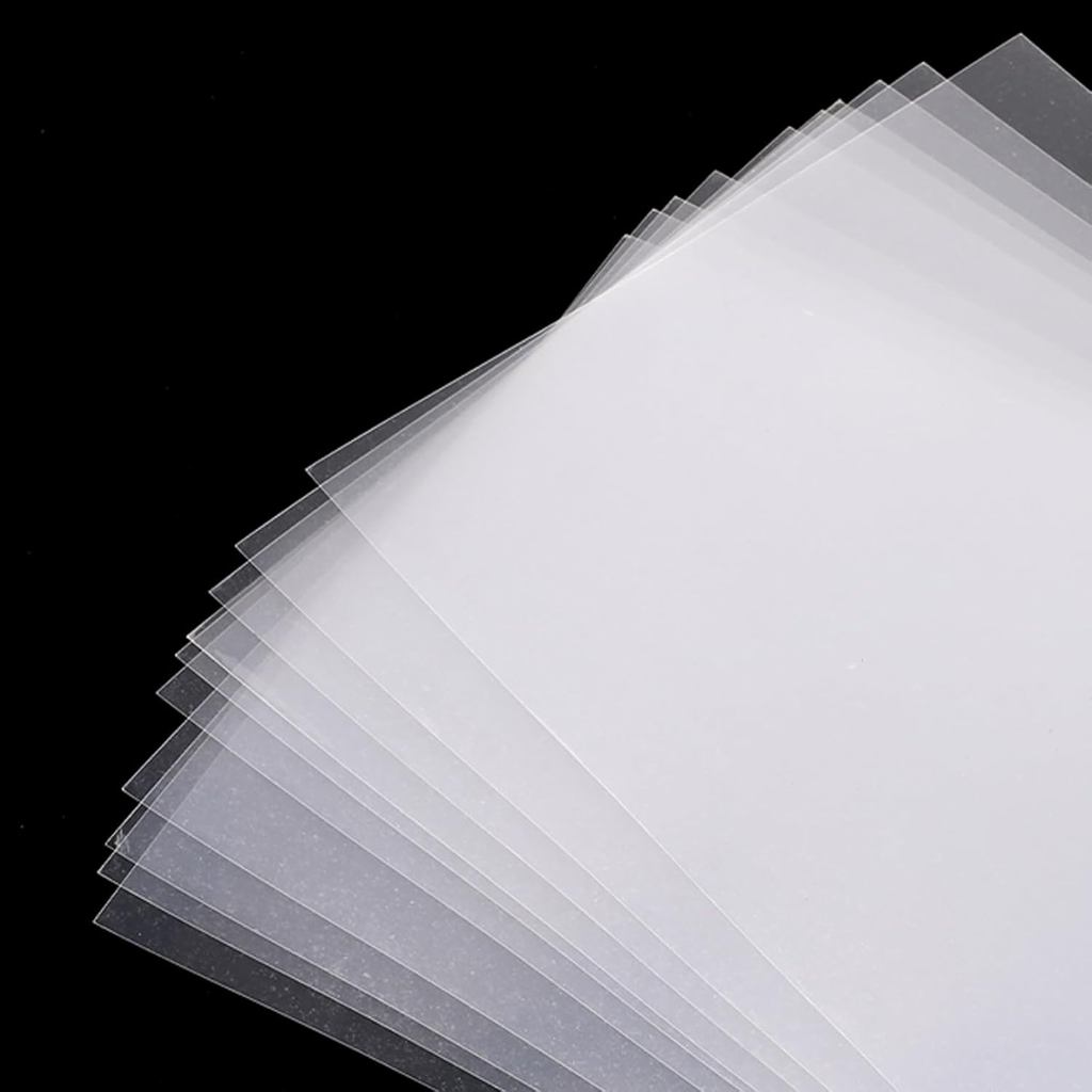 10 Peças de Folha Plástica Transparente, Painéis Finos e Flexíveis de PET, Alternativa à Vidro Inquebrável, Painéis de P