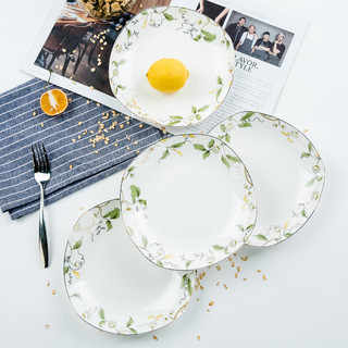 Crazy Grab Venda Quente Tangshan Bone China 8 Polegada Prato Profundo Prato de Frutas 27cm Prato de Sopa Quadrado Osso C