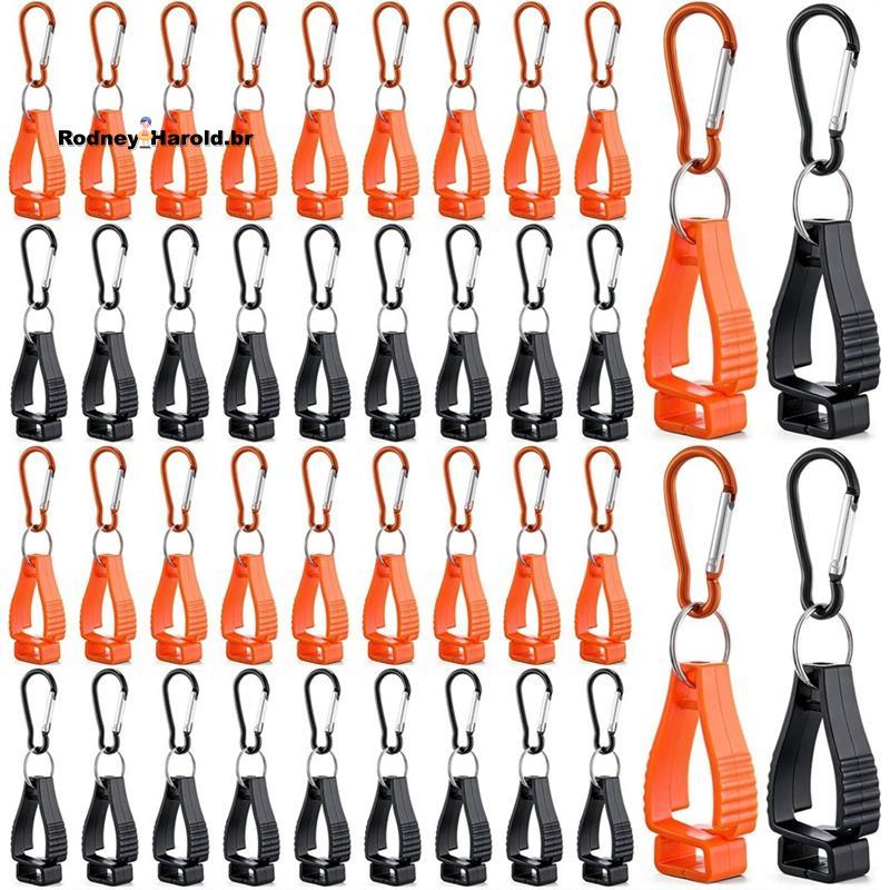[Entrega Rápida R] 40 PCS Clipes De Luva Clipe De Cinto , Segurança De Trabalho Luvas Keeper Grabber Clips Para Loop Gua