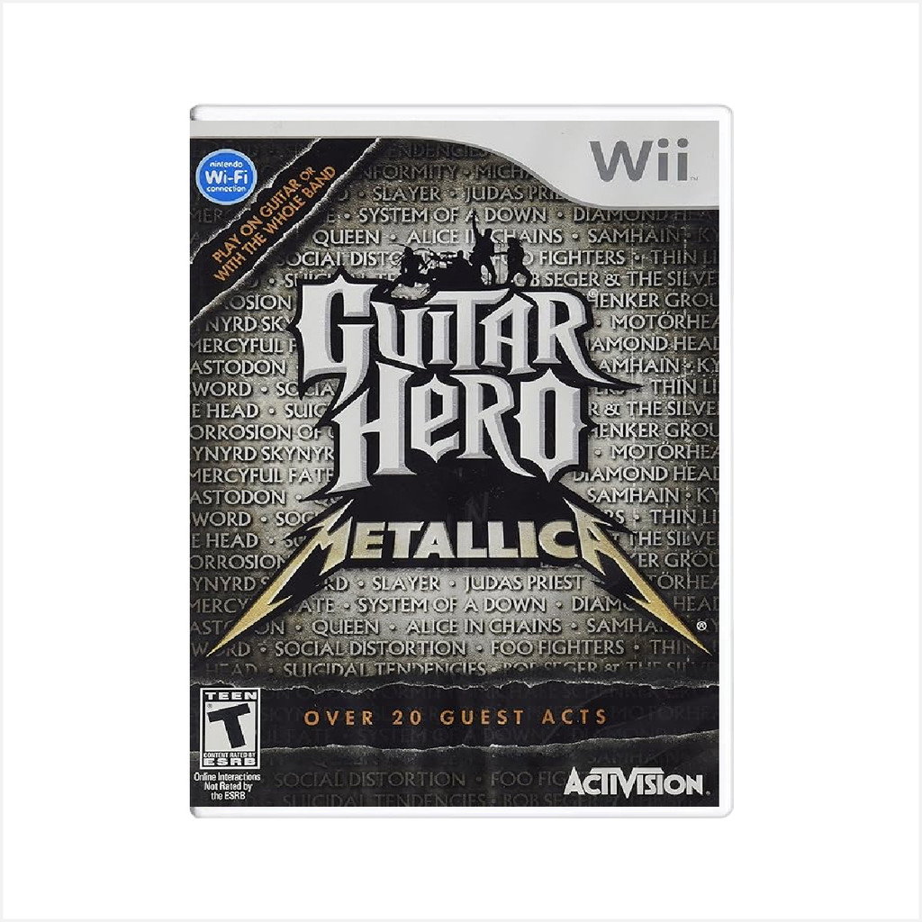 Jogo Guitar Hero Metallica - Wii - Usado - Original