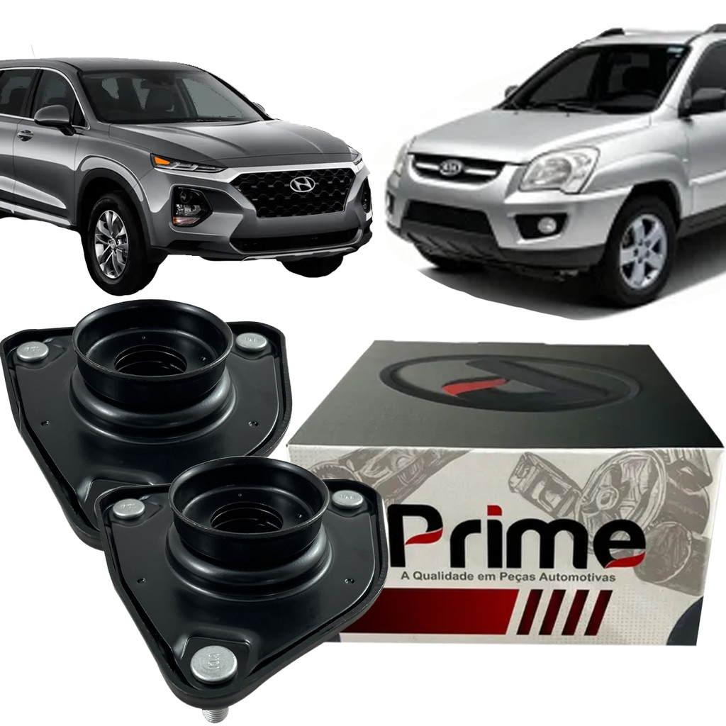 Kit Par Coxim Amortecedor Dianteiro Hyundai Azera IX-35 Sonata Sportage e Santa Fé 2010 até 2014
