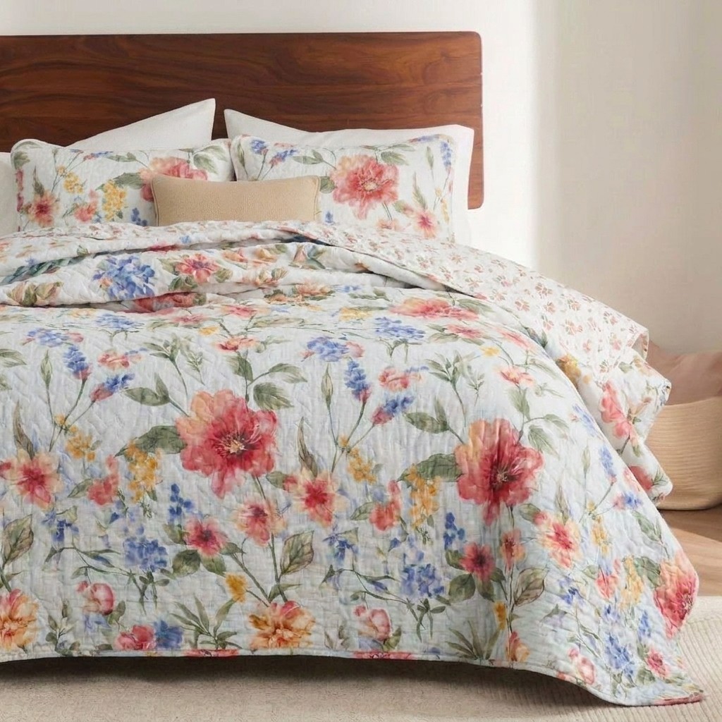 Kit Colcha Cobre Leito Super King Evolution 2.0 Patchwork Cama Queen Macio Casal Tecido Premium Solteiro