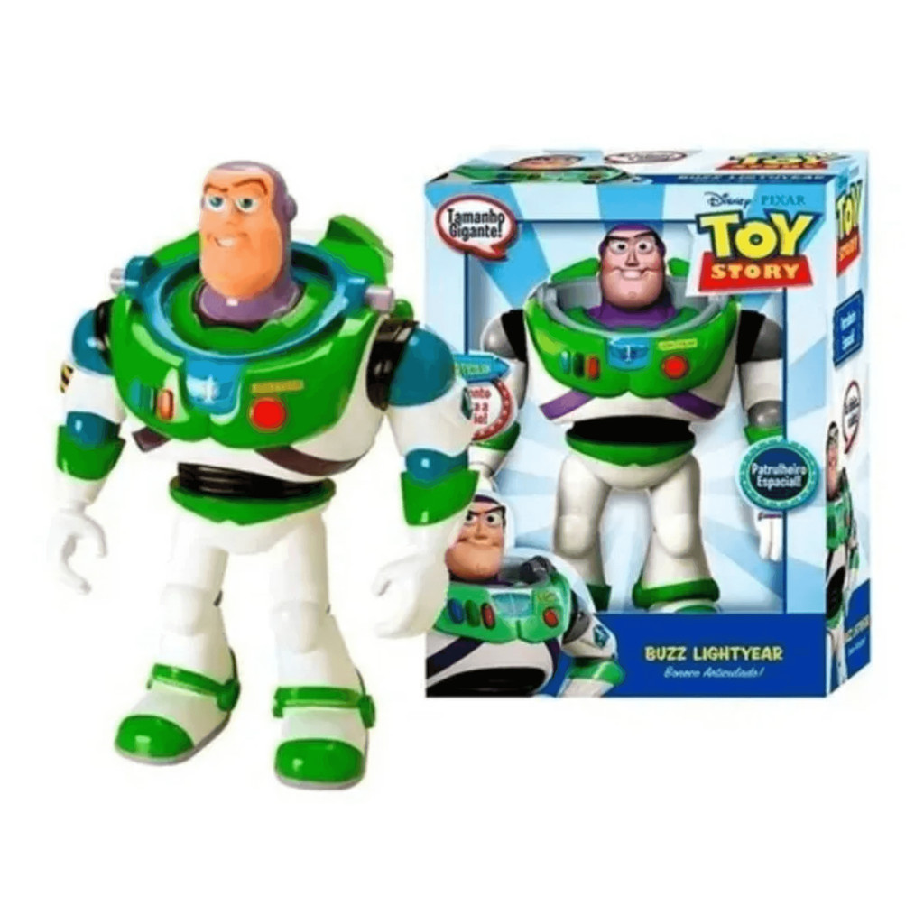 Boneco Buzz Lightyear Toy Story Disney Pixar 55cm - Mimo Toys 466