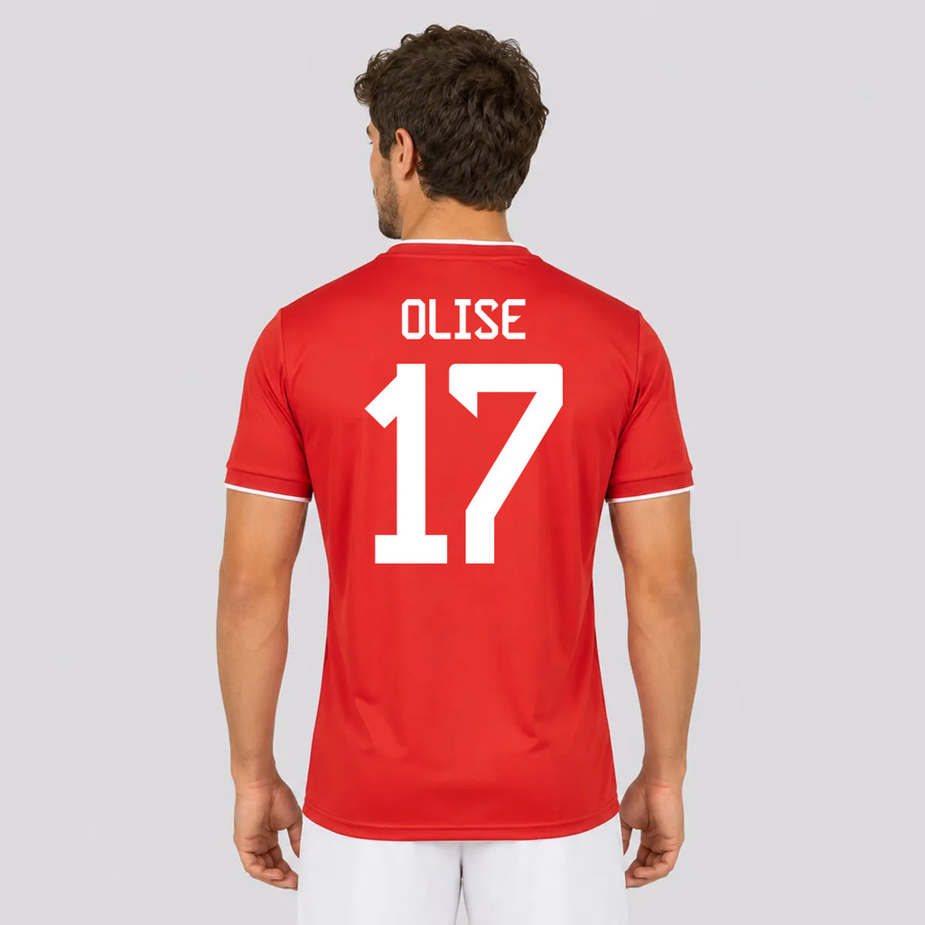 Camisa Bayern de Munique Line Vermelha 17 Olise