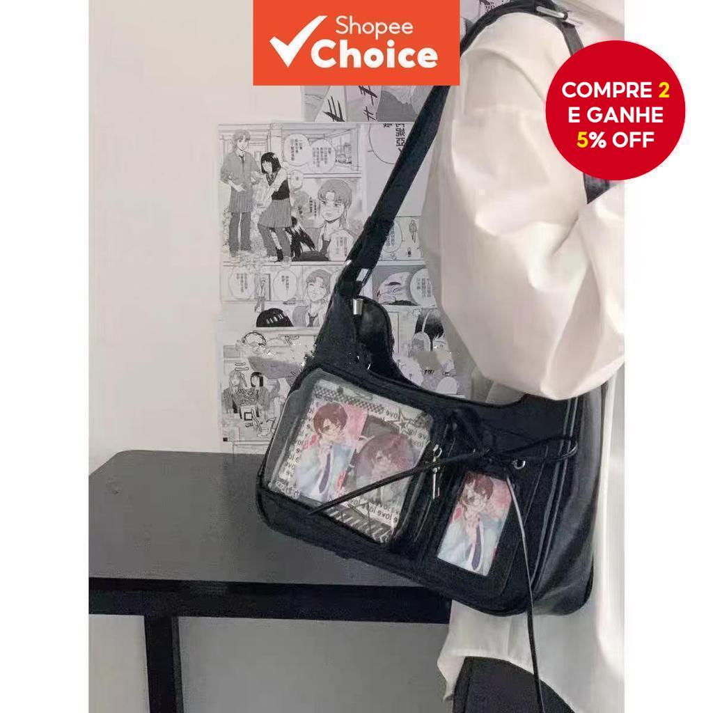 Novo estilo de bolsa para mulheres com alça única, transversal versátil, simples e de grande capacidade