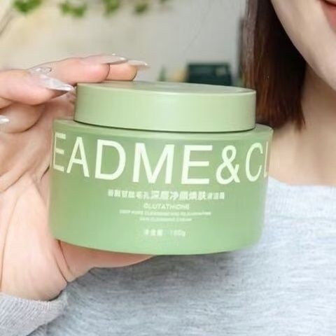 Cabelo duas garrafas glutationa calmante creme de limpeza limpeza profunda poros encolhendo rosto suave limpeza massagem