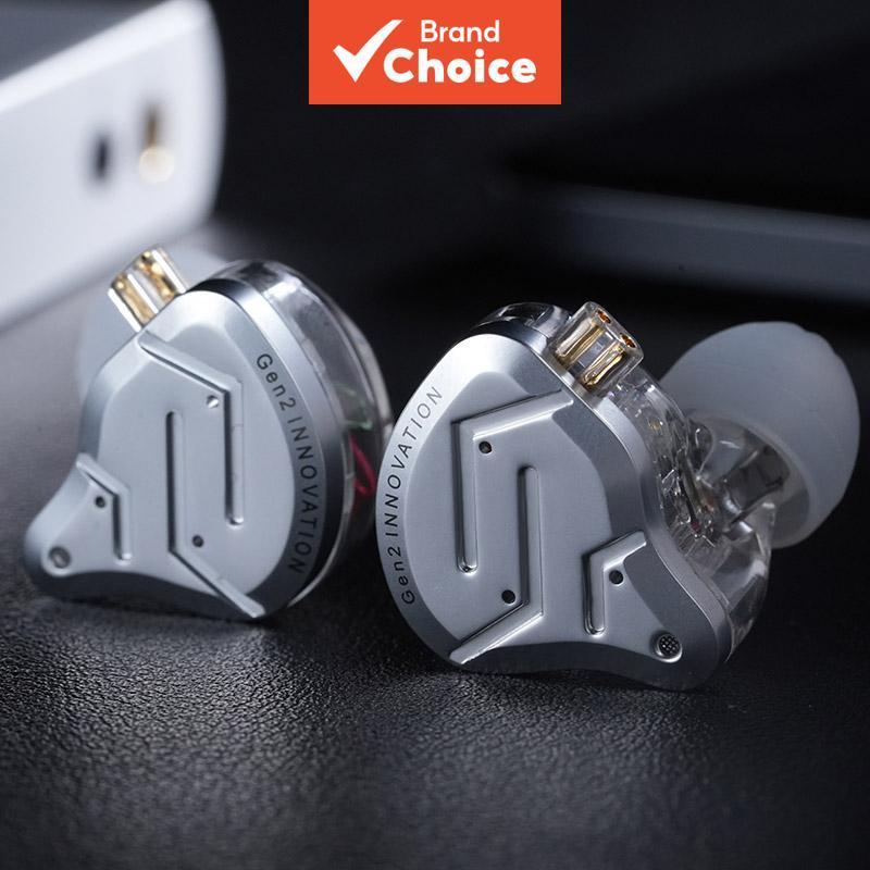 KZ Zsn Pro Fones De Ouvido 2 Híbridos IEM 1DD 1BA Com Fio HiFi Stereo Bass Monitores Intra-Auriculares Conector De 2 Pin
