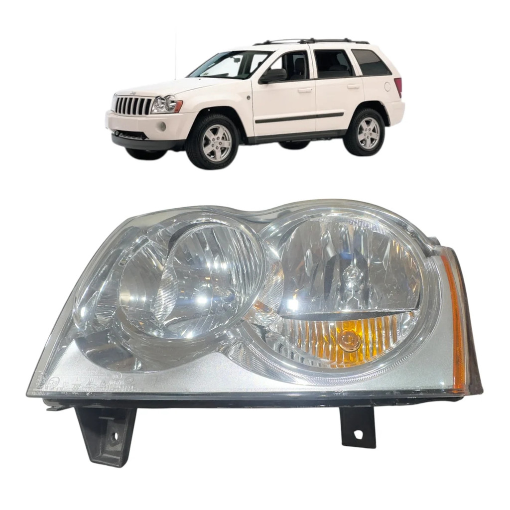 Farol Esquerdo Original Jeep Grand Cherokee 2005 a 2010