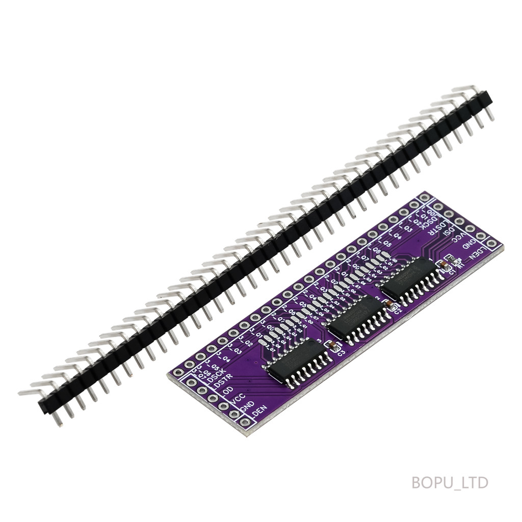 Microcontrolador Serial Para Módulo De Expansão IO De Pino Paralelo 74HC595 De Porta De Saída Controle LED De 3 A 24 Pin