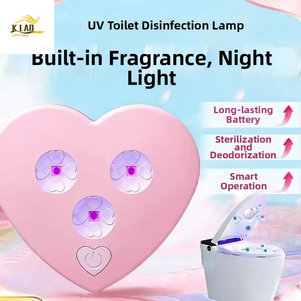 Limpador De Banheiro Inteligente KLAOSD , Luz De Vaso Sanitário LED Ultravioleta Recarregável USB , Desodorizador De Gel