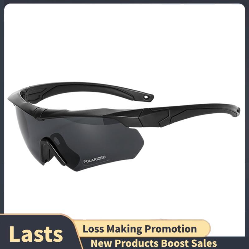 Óculos Polarizados À Prova De Vento E Poeira , Novo Conjunto De 3 Lentes , Esportes Ao Ar Livre , Segurança , Escalada ,
