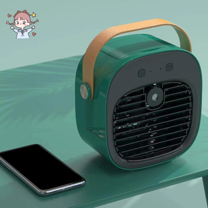 Ar Condicionado Portátil , Mini Ventilador De Recarregável Com 3 Velocidades De Vento , Refrigerador De Mesa Pequena Pes
