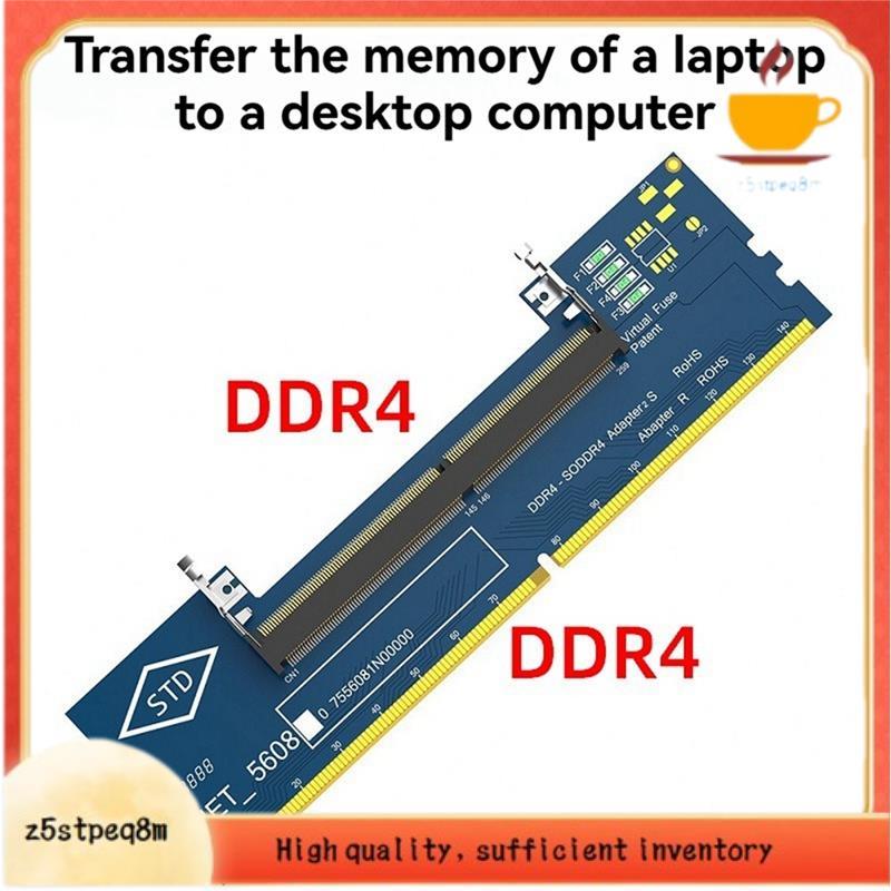 Placa Adaptadora DDR4 Laptop SO DDR4 RAM Para Desktop DDR4 Adaptador Cartão Testador De Memória DIMM 4 Conversor DDR4