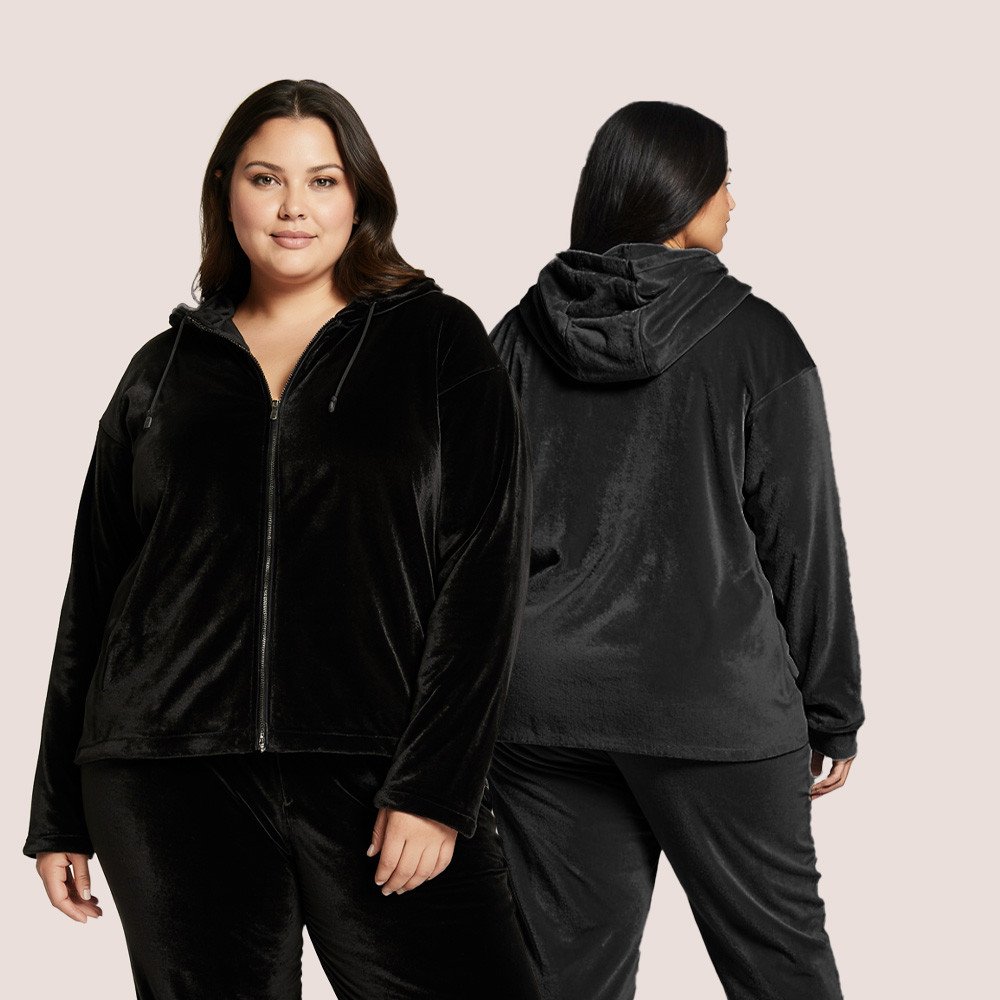 Conjunto Moletom Feminino Blusa E Calça Plush Plus Size Versatilidade E Conforto Para Uso Diário
