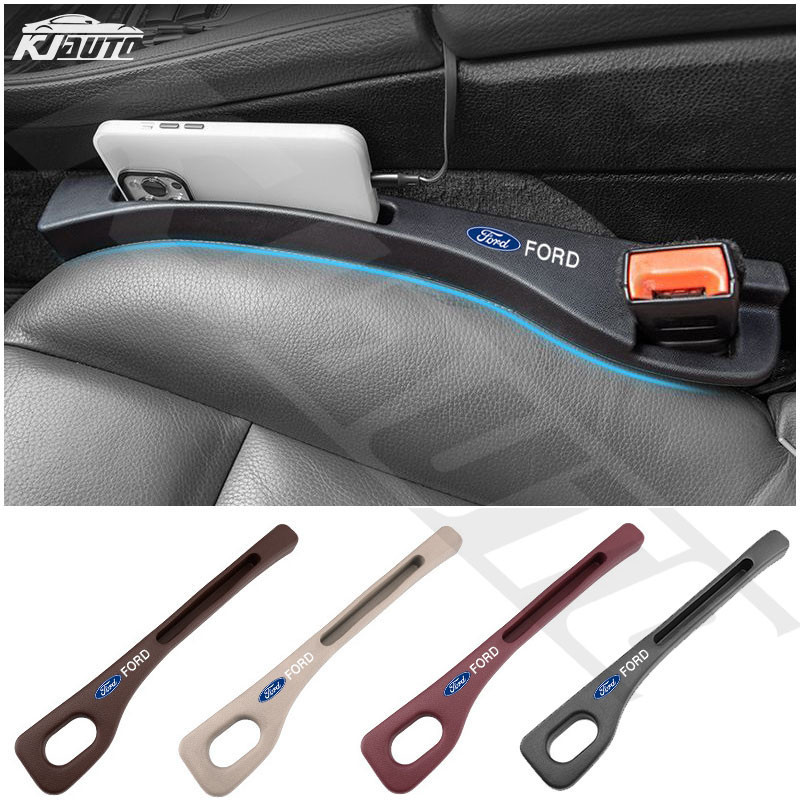 [Textura Macia 4 Cores] Caixa de Armazenamento para Espaço entre Bancos de Carro Ford para Ranger Ecosport Focus 5d Kuga