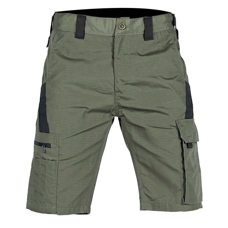 Calções táticos masculinos, com múltiplos bolsos, ideais para o verão / Calças cargo XJN ripstop
