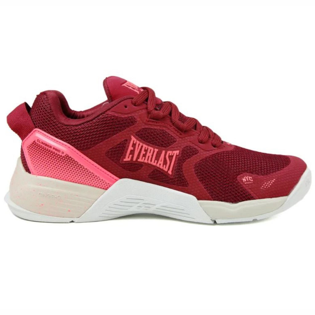 Tênis Everlast Climber Pro 3 Feminino Vermelho Rosa Training
