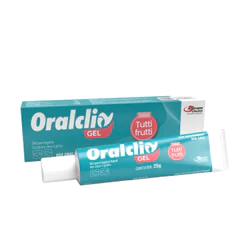 Gel Dental Oralclin Tutti Frutti Agener Cães Gatos 25g