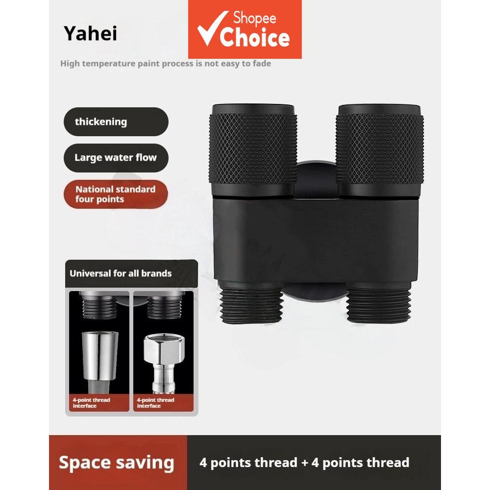 Válvula de três vias com ângulo, conector de água 1 entrada e 2 saídas para máquina de lavar e vaso sanitário